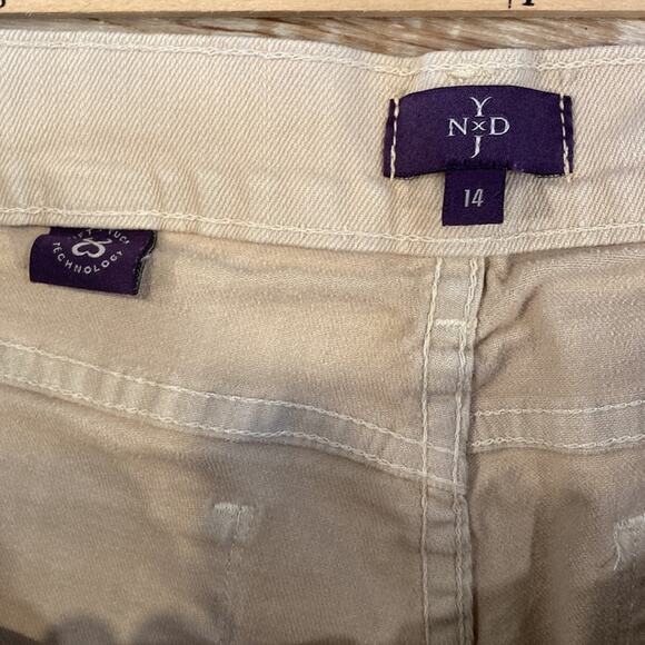 NYDJ Marilyn Straight Sandstone Jeans Size 14 - Picture 4 of 8